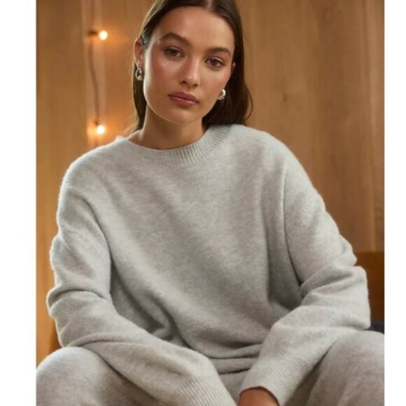 American Eagle Sweaters - BOGO Premium Cashmere Blend Crewneck Cropped Sweater